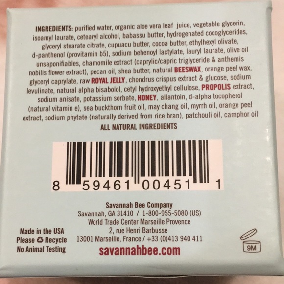 Savannah Bee Co Chamomile & Myrrh Royal Jelly Body Butter NWT 1.65 oz Boxed - Picture 4 of 16